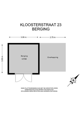 Floorplan - Kloosterstraat 23, 6162 XC Geleen